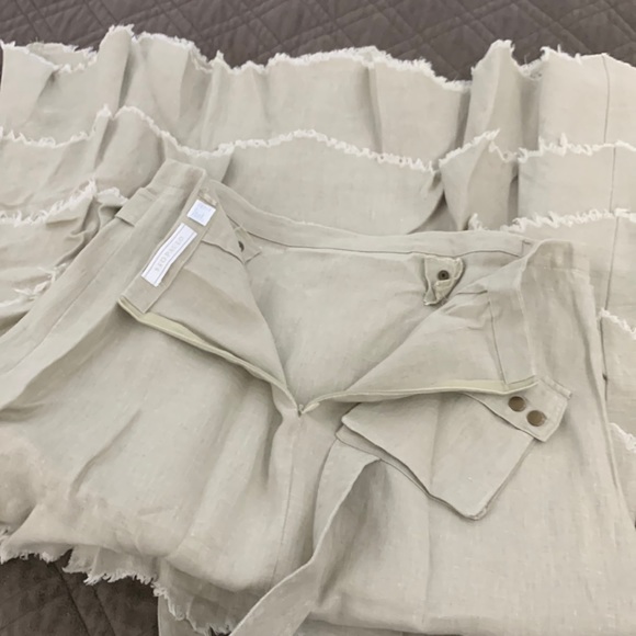 São Paulo NWOT Long Linen Skirt size 8 - Picture 10 of 17